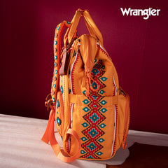 WG2204-9110  Wrangler Aztec Printed Callie Backpack - Mustard