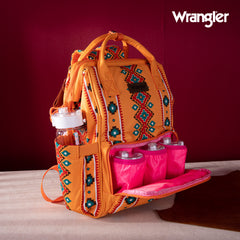 WG2204-9110  Wrangler Aztec Printed Callie Backpack - Mustard