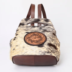 A&A-1038 Montana West 100% Genuine Hair-On Cowhide Leather Backpack