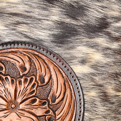 A&A-1038 Montana West 100% Genuine Hair-On Cowhide Leather Backpack