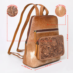 A&A-1044 Montana West Genuine Hair On Cowhide Leather Collection Hair-On  Backpack