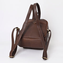 A&A-1045 Montana West Genuine Oily Calf Leather Hand Tooled Collection Backpack