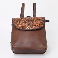 A&A-1057 Montana West 100% Genuine Oily Calf Leather  Backpack