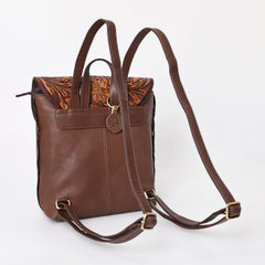 A&A-1057 Montana West 100% Genuine Oily Calf Leather  Backpack