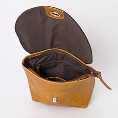 A&A-1057 Montana West 100% Genuine Oily Calf Leather  Backpack