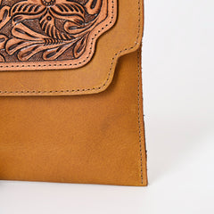 A&A-1088  Montana West 100% Genuine Oily Calf Leather Crossbody
