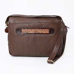 A&A-1096 Montana West  Genuine Oil Calf Leather Messenger Bag/ Laptop Briefcase