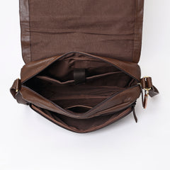 A&A-1096 Montana West  Genuine Oil Calf Leather Messenger Bag/ Laptop Briefcase