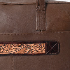 A&A-1098 Montana West Genuine Oil Calf Leather Messenger Bag/ Laptop Briefcase