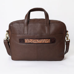 A&A-1099  Montana West 100% Genuine Hair On Leather Messenger Bag/ Laptop Briefcase