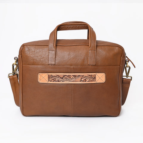 A&A-1099  Montana West 100% Genuine Hair On Leather Messenger Bag/ Laptop Briefcase