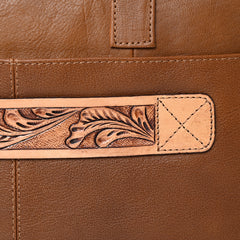 A&A-1099  Montana West 100% Genuine Hair On Leather Messenger Bag/ Laptop Briefcase