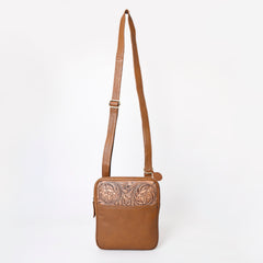 A&A-1101 Montana West 100% Genuine Oily Calf Leather Crossbody