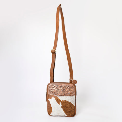 A&A-1102 Montana West 100% Genuine Hair On Cowhide Leather Crossbody