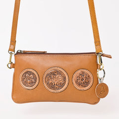 A&A-988 Montana West Genuine Oily Calf Collection Clutch/Crossbody