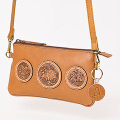 A&A-988 Montana West Genuine Oily Calf Collection Clutch/Crossbody