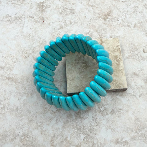 BRS230701-04&07 Blue Turquoise Bracelet