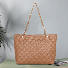 MWC-112   Montana West Quilted Carry-All Tote - White