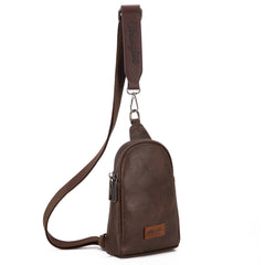 WG87-210 Wrangler Sling Bag/Crossbody/Chest Bag  - Coffee