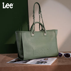LEE46-345  LEE Top Handle/Chain Strap Wide Tote