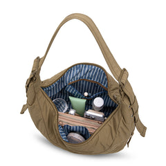 LEE48-003   LEE Lace-Up Hobo Shoulder Bag/Crossbody