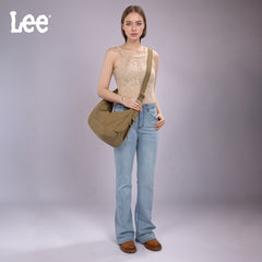 LEE48-003   LEE Lace-Up Hobo Shoulder Bag/Crossbody
