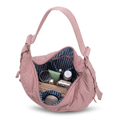 LEE48-003   LEE Lace-Up Hobo Shoulder Bag/Crossbody