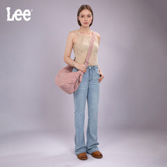 LEE48-003   LEE Lace-Up Hobo Shoulder Bag/Crossbody