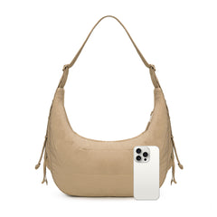 LEE48-003   LEE Lace-Up Hobo Shoulder Bag/Crossbody