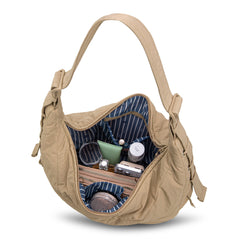 LEE48-003   LEE Lace-Up Hobo Shoulder Bag/Crossbody