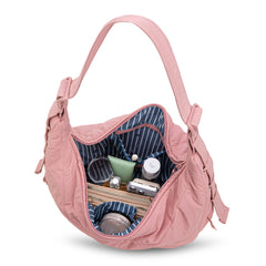 LEE48-003   LEE Lace-Up Hobo Shoulder Bag/Crossbody