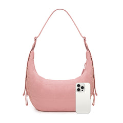 LEE48-003   LEE Lace-Up Hobo Shoulder Bag/Crossbody