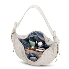 LEE48-003   LEE Lace-Up Hobo Shoulder Bag/Crossbody