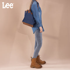 LEE53-002   LEE Canvas Top Knot Handle Tote Bag/Shoulder Bag