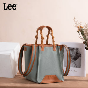 LEE53-002 Lee Canvas Top Knot Handle Tote Bag/Shoulder Bag