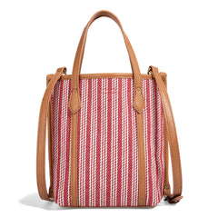 LEE55-002    LEE Stripe Collection Small Tote/Crossbody
