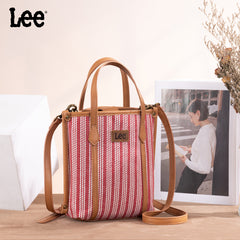 LEE55-002    LEE Stripe Collection Small Tote/Crossbody
