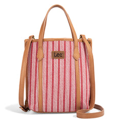 LEE55-002    LEE Stripe Collection Small Tote/Crossbody