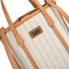 LEE55-002    LEE Stripe Collection Small Tote/Crossbody