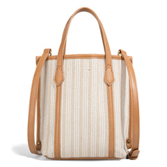 LEE55-002    LEE Stripe Collection Small Tote/Crossbody
