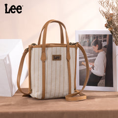 LEE55-002    LEE Stripe Collection Small Tote/Crossbody