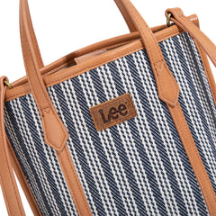 LEE55-002    LEE Stripe Collection Small Tote/Crossbody