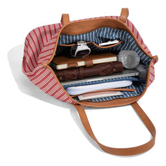 LEE55-003    LEE Stripe Collection Large Tote Bag