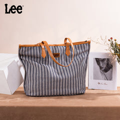 LEE55-003    LEE Stripe Collection Large Tote Bag