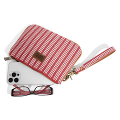 LEE55-004   Lee Striped Collection Small Wristlet