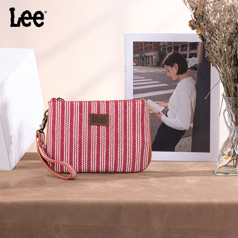 LEE55-004   Lee Striped Collection Small Wristlet