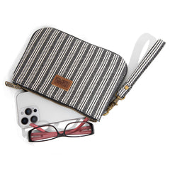 LEE55-004   Lee Striped Collection Small Wristlet