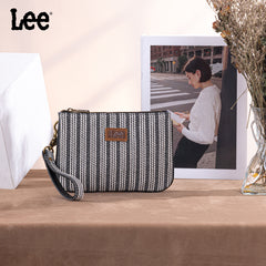 LEE55-004   Lee Striped Collection Small Wristlet