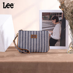 LEE55-004   Lee Striped Collection Small Wristlet