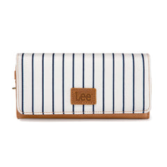 LEE56-004   Lee Striped Collection Trifold Wallet/Wristlet